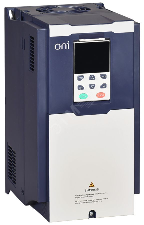 Изображение товара Преобразователь частоты ONI K750 380В 3Ф 11-15кВт с LCD и интерфейсом Изображение товара Преобразователь частоты ONI K750 380В 3Ф 11-15кВт с LCD и интерфейсом