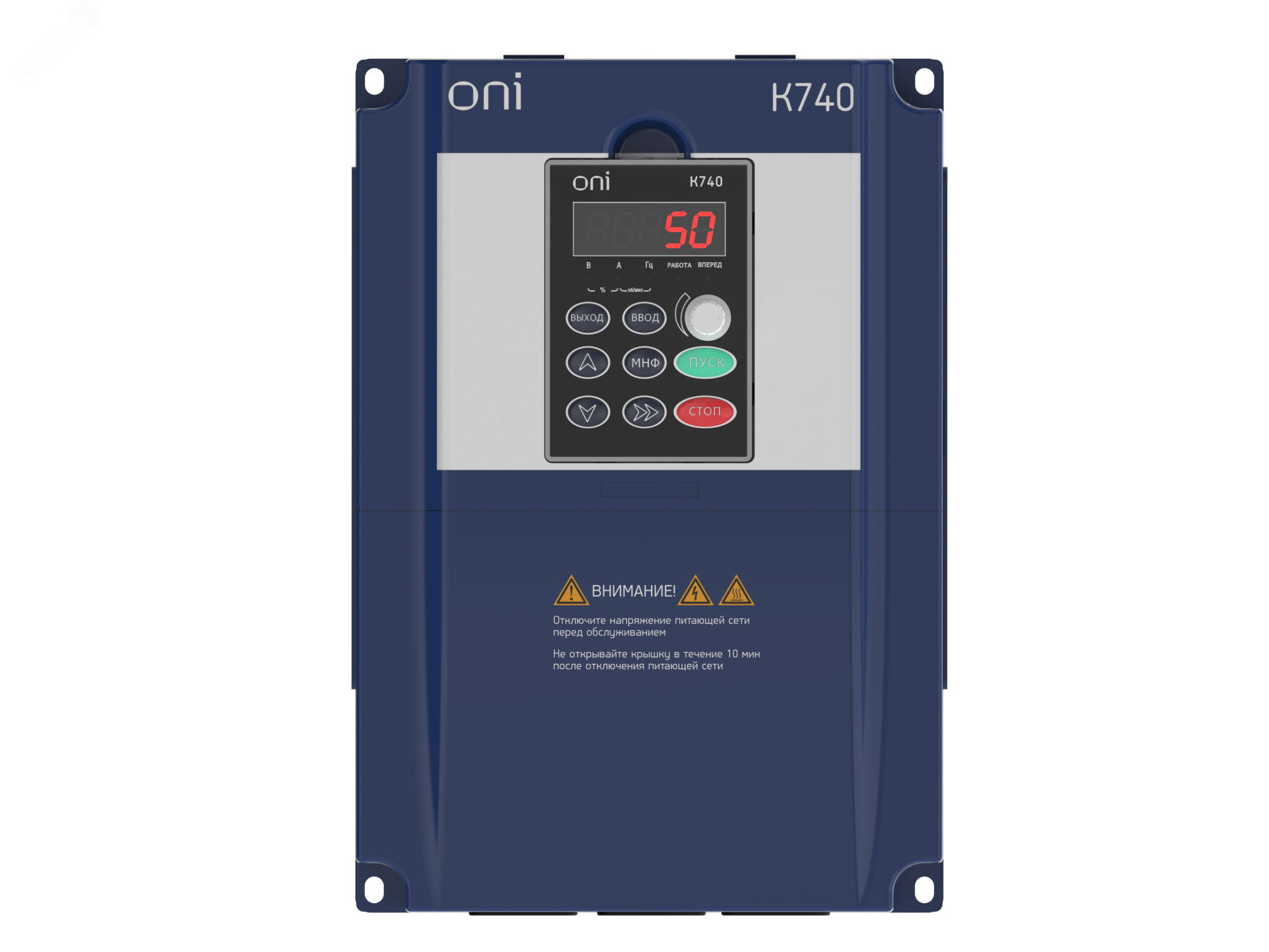 Изображение товара Преобразователь частоты K740 380В 3Ф 7.5-11 кВт Profibus энкодер