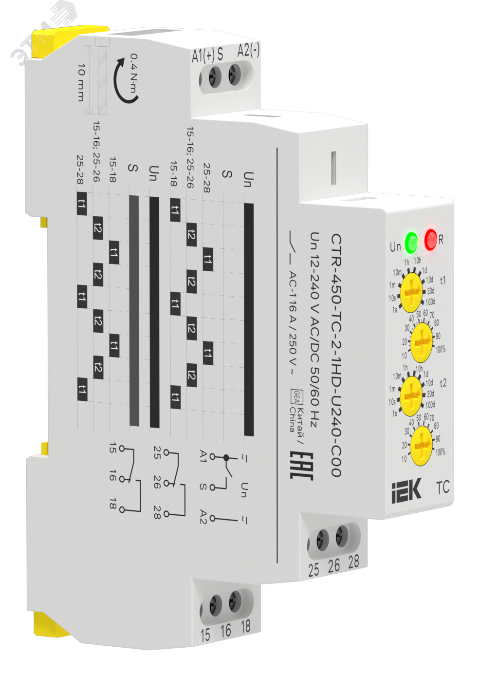 Изображение товара Реле циклическое реверсивное TC IEK для управления нагрузкой
