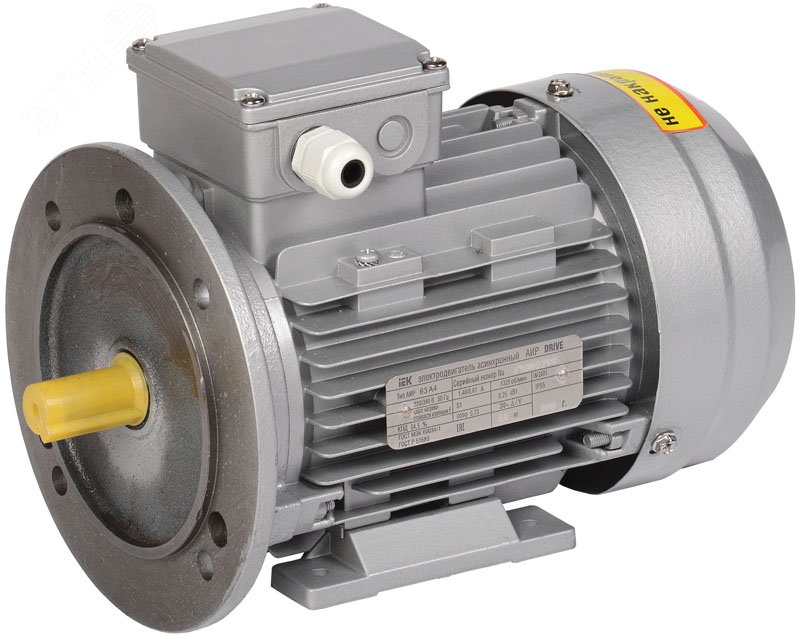 Изображение товара Электродвигатель трехфазный АИР 63A2 380В 0,37кВт 3000об/мин 2081 DRIVE ONI