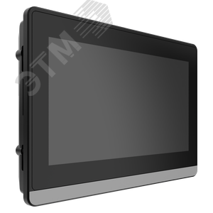 Изображение товара Панель оператора общепром. 7' емкостный экран, черная. Корпус: металл, 1хEthernet, 1хRS485/232/422, 2хRS485, 1хRS232, 1хUSB Type-C, 1хUSB Type-A, 24В DC (шт)