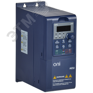 Изображение товара Преобразователь частоты A650 380В трехфазный 1,5 кВт 4,2А M (шт)