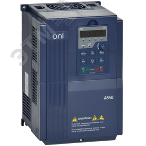 Изображение товара Преобразователь частоты A650 380В трехфазный 18,5 кВт 37А M (шт)
