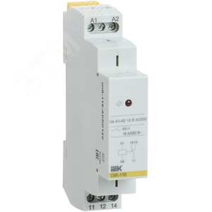 Изображение товара Реле промежуточное OIR 1 контакт (16А) 12 В AC/DC (шт)