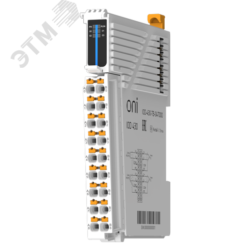 Изображение товара IOD 430 Модуль аналогового ввода 4 темп-х сигнала ONI (шт)