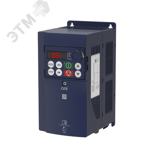 Изображение товара Преобразователь частоты FC-230 1Ф 220В 2,2кВт 10А встроенный тормозной модуль (шт)