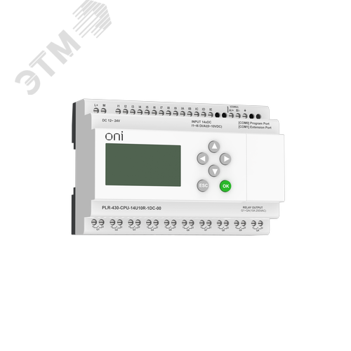 Изображение товара Модуль ЦПУ 8 DI 6 UI (0-10 В/DI) 10 RO 24В DC с экраном (шт)