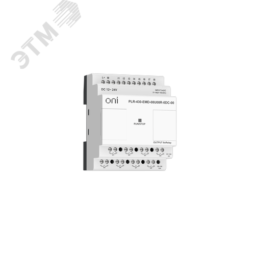 Изображение товара Модуль расширения входов выходов 4 DI 4 UI (0-10 В/DI) 8 RO 24В DC (шт)