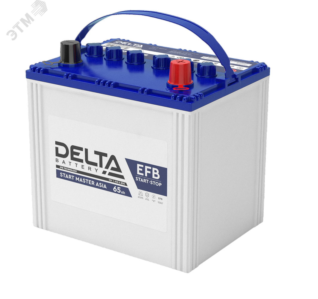 Изображение товара Аккумулятор DELTA START MASTER EFB 12В 65Ач