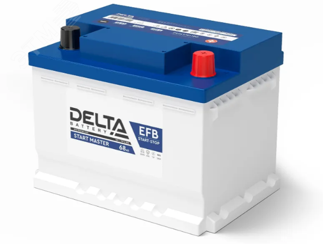 Изображение товара Аккумулятор автомобильный 12В 68Ач (шт)