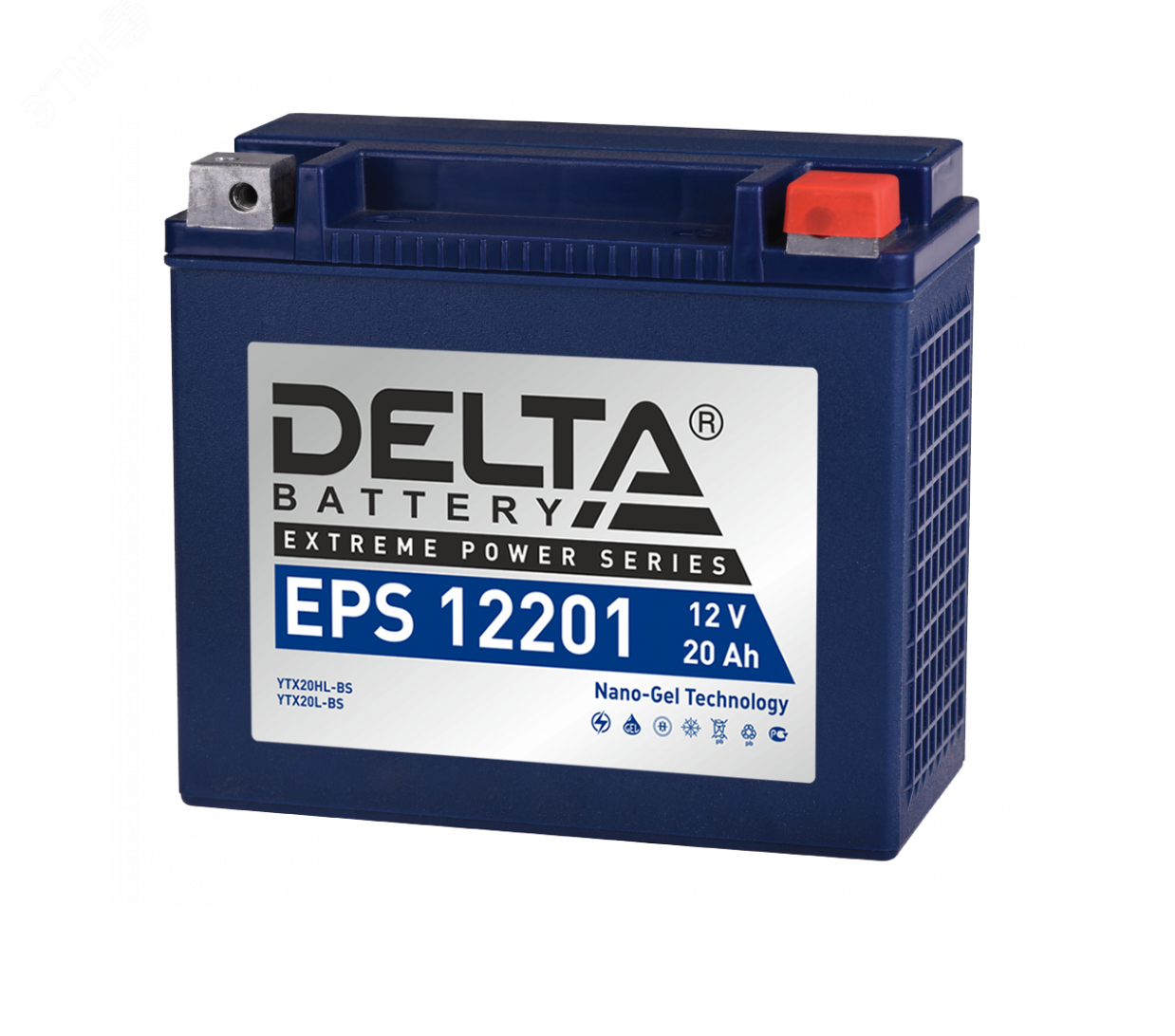 Аккумулятор EPS 12В 20Ач EPS 12201 Delta MOTO