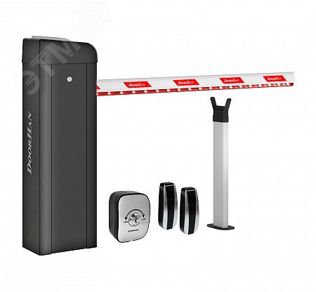 Изображение товара Комплект электромеханического шлагбаума DoorHan BR-PRO4000KIT со стрелой 4 м