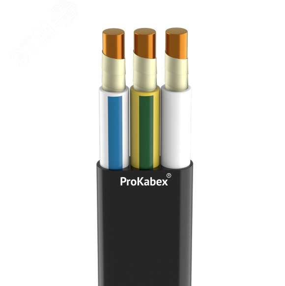 Изображение товара Кабель силовой ВВГ-Пнг(А)-FRLS 3х1.5 ок 100м огнестойкий РФ кабель