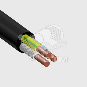 Кабель силовой ВБШвнг(А)-LS-ХЛ 3х1,5 ок(N,PE)-0,66ТРТС - фото 1