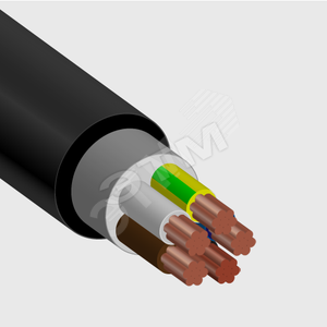 Кабель силовой ВВГнг(А)-LS-ХЛ 5х35мк(N.PE)-1 ТРТС - фото 1