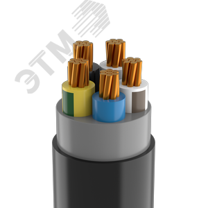 Кабель силовой ВВГнг(А)-LS-ХЛ 5х25мк(N.PE)-0.66   ТРТС - фото 1