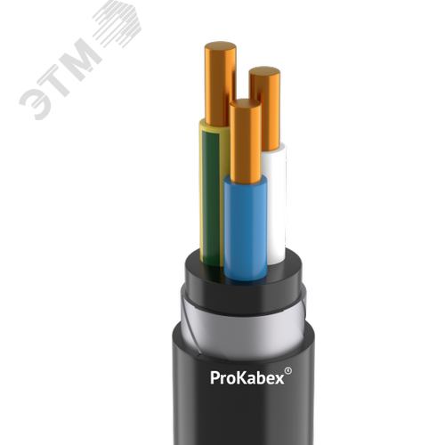 Кабель силовой ВБШвнг-LS-ХЛ 3х10(N,PE)-1 ТРТС - фото 1