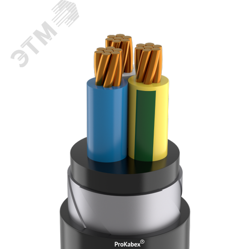 Кабель силовой ВБШвнг-LS-ХЛ 3х25 мк(N,PE)-0,66 ТРТС - фото 1