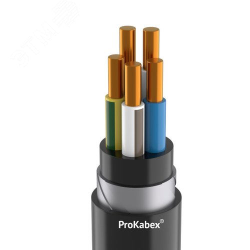 Кабель силовой ВБШвнг(А)-LS-ХЛ 5х6ок(N.PE)-0.660  тртс - фото 1