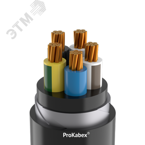 Кабель силовой ВБШвнг-LS-ХЛ 5х50 мк(N,PE)-0,66 ТРТС - фото 1