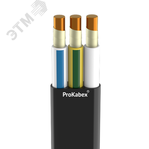 Кабель силовой ВВГнг-FRLSLTx 3х4пл (N,PE)-0,66(А) ТРТС 100м - фото 1