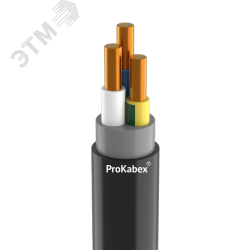 Кабель силовой ВВГнг(A)-LS 3х4ок(N,PE)-0,66 ТРТС(100) - фото 1