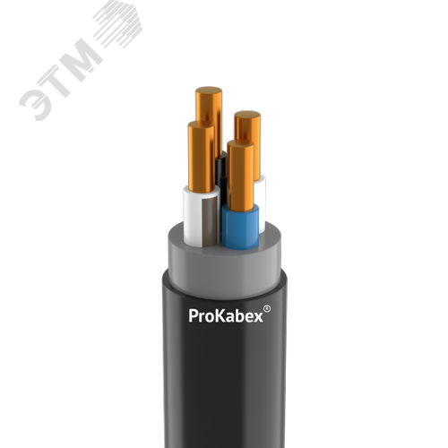 Кабель силовой ВВГнг-LS-ХЛ 4х6(N)-1 ТРТС - фото 1