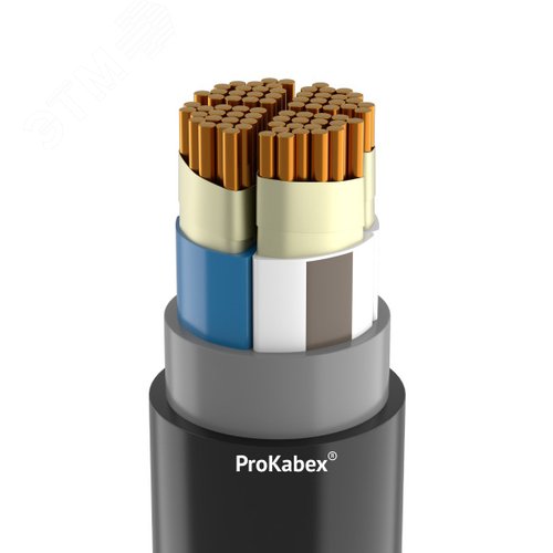 Кабель силовой ВВГнг(А)-FRLSLTx 4х25мк(N)-0,66 ТРТС - фото 1