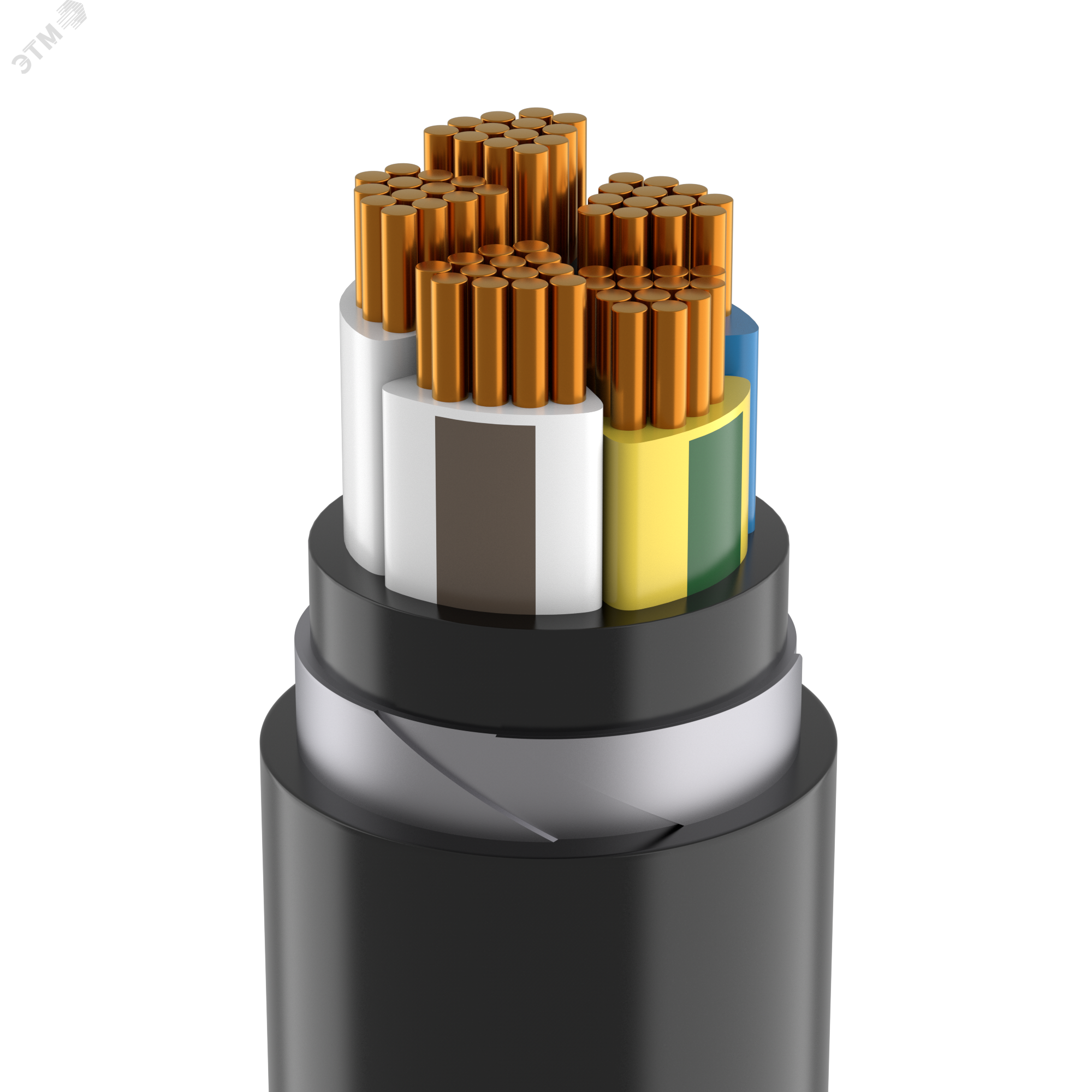 Изображение товара Кабель силовой ВБШвнг(А)-LS 5х150мс(N,РЕ)-1 ТРТС медный бронированный 1000В