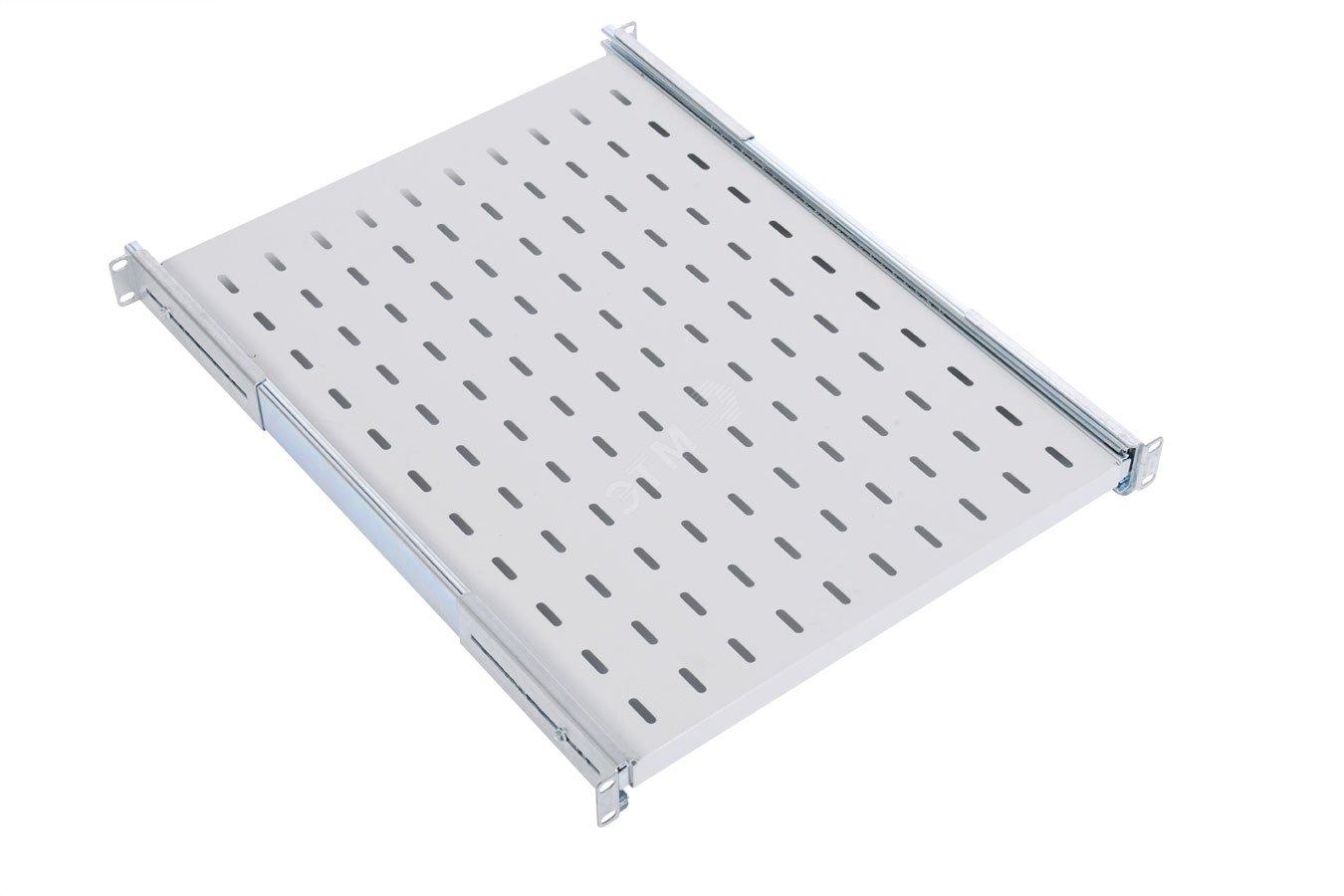 Изображение товара Полка перфорированная выдвижная с телескопическими направляющими 750 мм