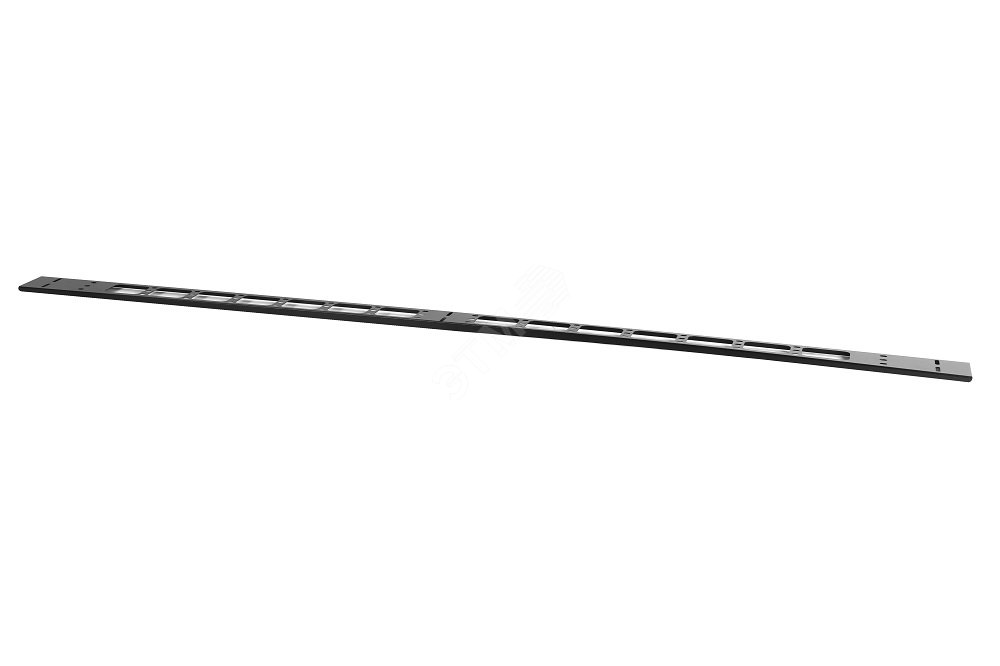 Органайзер кабельный вертикальный в шкаф 75 мм 22U черный ВКО-М-22.75-9005 ЦМО