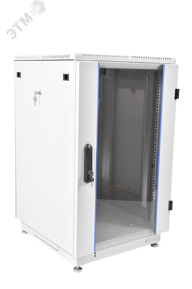 Изображение товара Шкаф телекоммуникационный ШТК-М 24U 600x800 с дверью из стекла