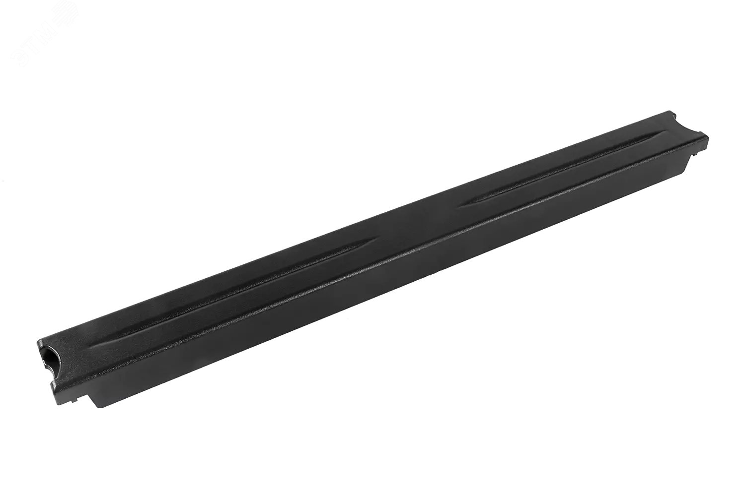 Фальшпанель быстросъёмная пластиковая в шкаф 19'' 1U, цвет черный ФП-1.П-9005 ЦМО