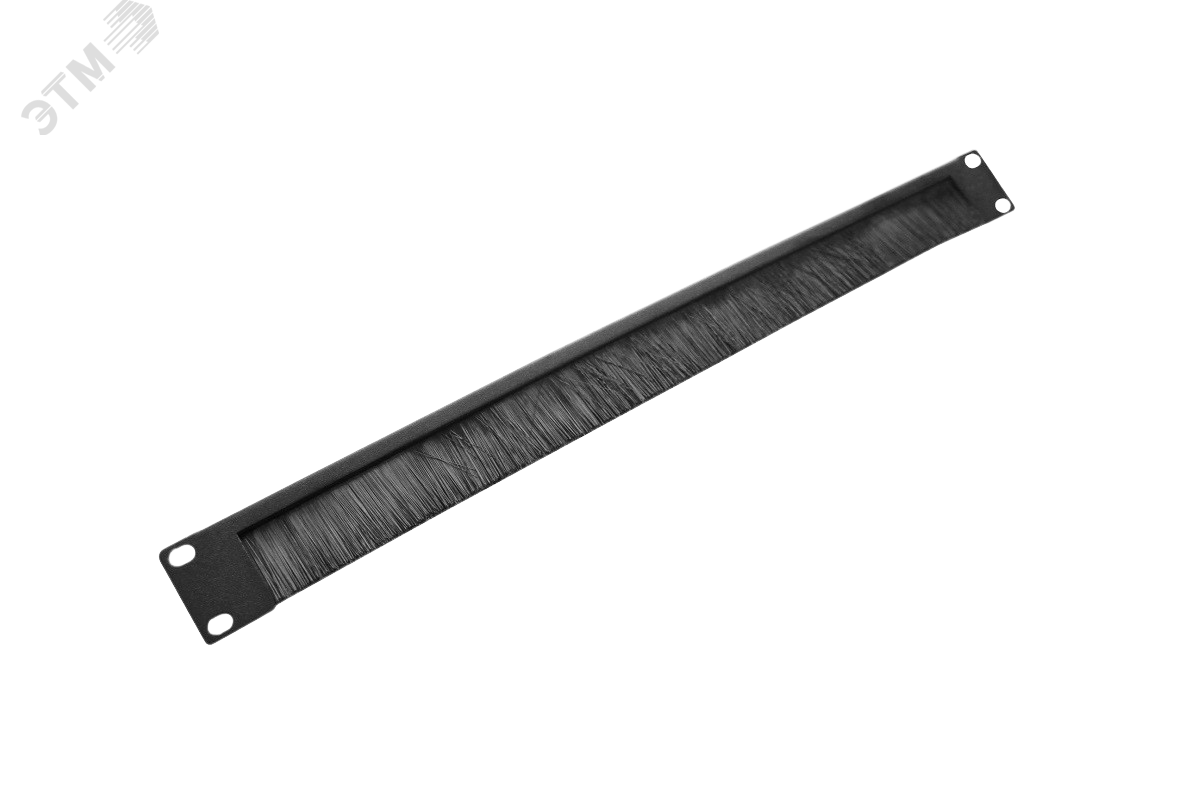 Изображение товара Органайзер кабельный горизонтальный со щёткой, 19'' 1U (шт)