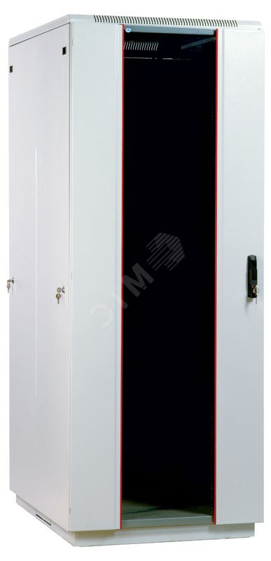 Шкаф телекоммуникационный напольный 42U (800х1000) дверь стекло ШТК-М-42.8.10-1ААА ЦМО