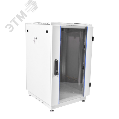 Изображение товара Шкаф телекоммуникационный напольный 24U (600 х 800) дверь стекло (шт)