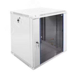 Изображение товара Шкаф телекоммуникационный настенный разборный 12U (600х520) дверь стекло (шт)