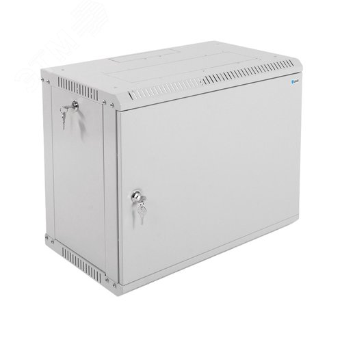 Изображение товара Шкаф телекоммуникационный настенный разборный 9U (600х350) дверь металл (шт)