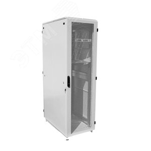 Шкаф телекоммуникационный напольный 42U (600х800) дверь перфорированная 2 шт