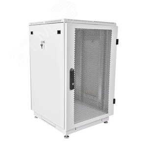 Изображение товара Шкаф телекоммуникационный напольный 18U (600х600) дверь перфорированная (шт)
