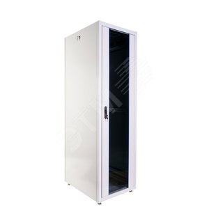 Шкаф телеком напольный ЭКОНОМ 48U (600 ? 800) дверь стекло дверь металл