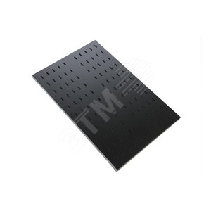 Изображение товара Полка перфорированная грузоподъемность 100 кг 750 мм черная (шт)