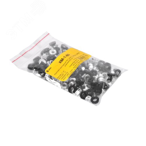 Изображение товара Комплект монтажный № 1 (винт, шайба гайка) 50 шт (упак)