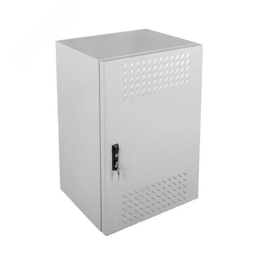 Изображение товара Шкаф уличный всепогодный настенный 12U (600х500) передняя дверь вентилируемая (шт)