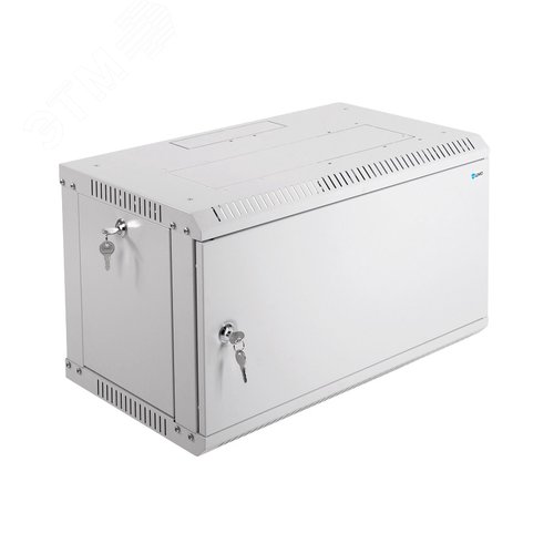 Изображение товара Шкаф телекоммуникационный настенный разборный 6U (600х350) дверь металл (шт)