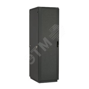 Шкаф телекоммуникационный напольный 47U (600х1000) дверь перфорированная 2 шт черный