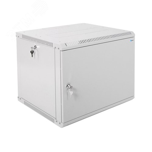 Изображение товара Шкаф телекоммуникационный настенный разборный 9U (600х520) дверь металл (шт)