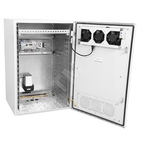 Шкаф уличный всепогодный настенный укомплектованный 15U (Ш600хГ500) комплектаци ШТВ-Н-15.6.5-4ААА-Т1 ЦМО