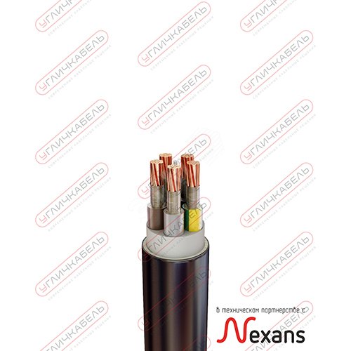 Кабель силовой ППГнг(А)-FRHF 5х70 (N.PE)-1 многопроволочный секторный