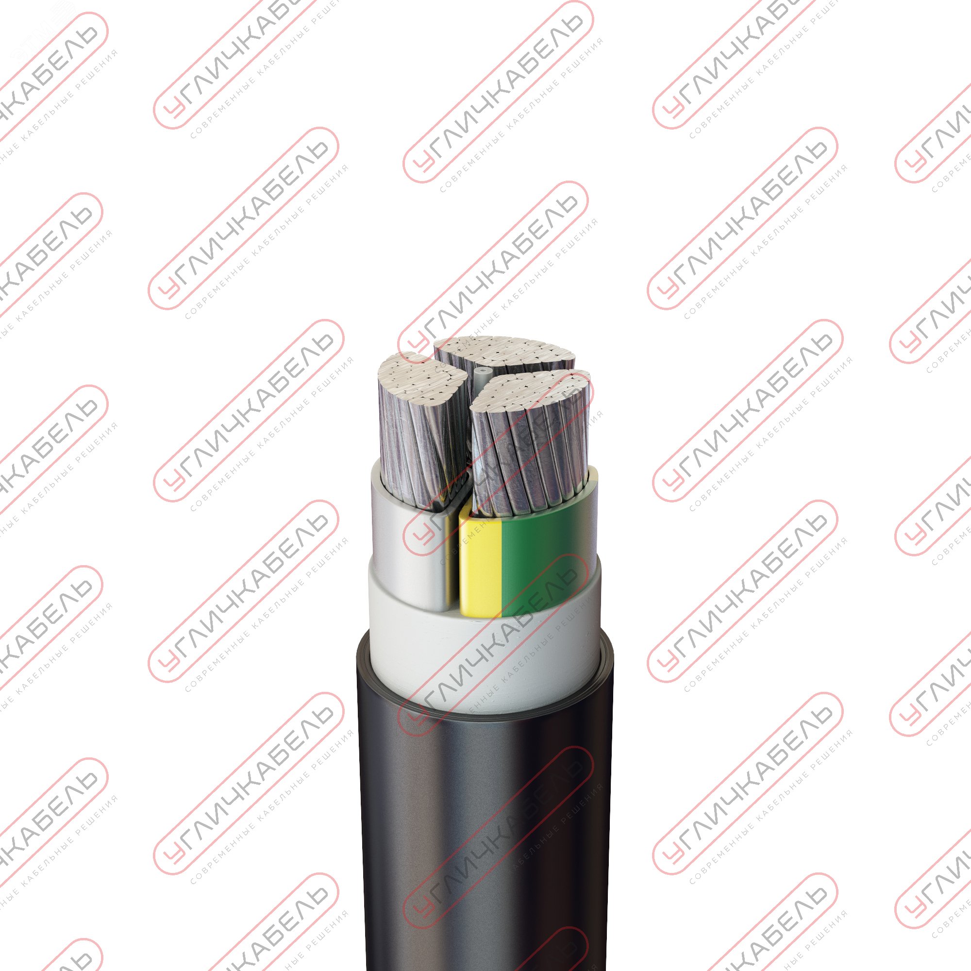 Кабель силовой АВВГ 3х120 мс(N,PE)-1 Угличкабель (NEXANS) купить цена